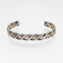 Load image into Gallery viewer, Men&#39;s &amp; Women&#39;s Heavy Twisted Wire Copper-Nickel Bracelet - UrbanroseNYC
