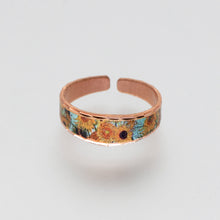 Load image into Gallery viewer, Copper Art Ring - Van Gogh Sunflowers - UrbanroseNYC