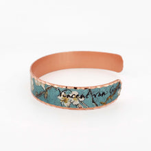 Load image into Gallery viewer, Copper Art Bracelet - Van Gogh Almond Blossoms