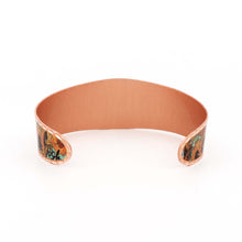 Load image into Gallery viewer, Copper Art Bracelet - Van Gogh Sunflowers - UrbanroseNYC