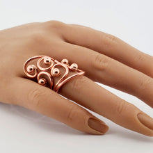 Load image into Gallery viewer, Copper Wire Ring - Style 1 UrbanroseNYC
