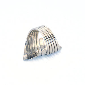 Taxco Sterling Silver Modernist Ring - Style 9 - UrbanroseNYC