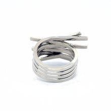 Load image into Gallery viewer, Taxco Sterling Silver Modernist Ring - Style 7 - UrbanroseNYC