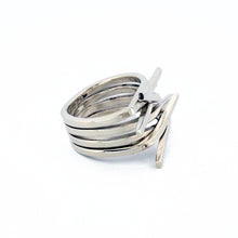 Load image into Gallery viewer, Taxco Sterling Silver Modernist Ring - Style 7 - UrbanroseNYC