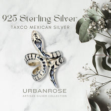 Load image into Gallery viewer, Taxco Sterling Silver Snake Ring - UrbanroseNYC