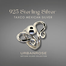 Load image into Gallery viewer, Taxco Sterling Silver Modernist Ring - Style 4 - UrbanroseNYC
