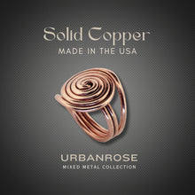 Load image into Gallery viewer, Copper Wire Ring - Style 8 UrbanroseNYC