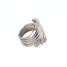 Load image into Gallery viewer, Taxco Sterling Silver Modernist Ring - Style 2 - UrbanroseNYC