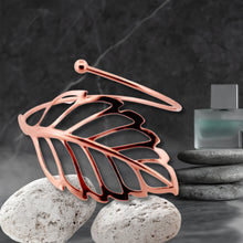 Load image into Gallery viewer, Solid Copper Leaf Bypass Bracelet - UrbanroseNYC