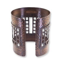 Load image into Gallery viewer, Solid Antiqued Copper Extra Wide Cuff