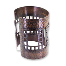 Load image into Gallery viewer, Solid Antiqued Copper Extra Wide Cuff