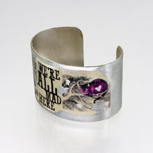 Load image into Gallery viewer, Gilded Cuff Bracelet - We're All Mad Here UrbanroseNYC