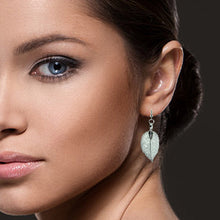 Load image into Gallery viewer, Mini Real Leaf Earrings - Silver - Mini Real Leaf Earrings - Silver - UrbanroseNYC