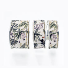 Load image into Gallery viewer, Portuguese Cork Channel Cuff - White, Foliage - Portuguese Cork Channel Cuff - White, Foliage - UrbanroseNYC