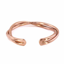 Load image into Gallery viewer, Double Twisted Solid Copper Wire Bracelet With Smooth Edges
