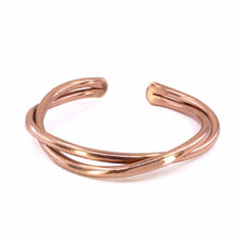 Load image into Gallery viewer, Double Twisted Solid Copper Wire Bracelet With Smooth Edges
