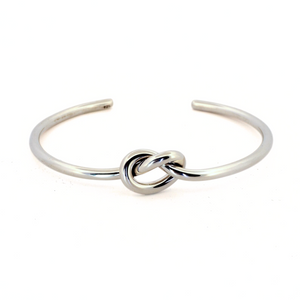 Taxco Sterling Silver Knot Cuff Bracelet - UrbanroseNYC