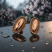 Load image into Gallery viewer, Solid Copper Navette Earrings - UrbanroseNYC
