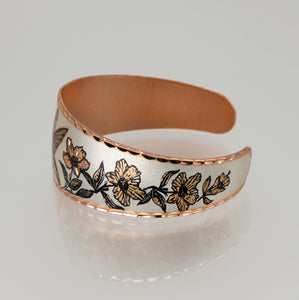 Copper Art Bracelet - Hummingbird UrbanroseNYC