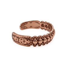 Load image into Gallery viewer, Solid Copper Beaded Cuff - UrbanroseNYC
