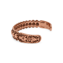 Load image into Gallery viewer, Solid Copper Beaded Cuff - UrbanroseNYC

