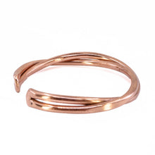 Load image into Gallery viewer, Double Twisted Solid Copper Wire Bracelet With Smooth Edges
