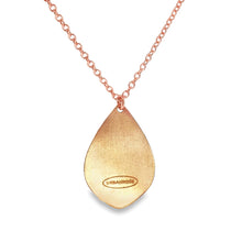 Load image into Gallery viewer, Etched Copper Sunflower Pendant: Antique Patina, Copper Snake or Cable chain - UrbanroseNYC
