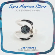 Load and play video in Gallery viewer, Taxco Sterling Silver Modernist Ring - Style 1
