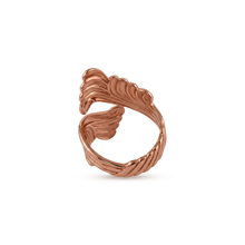 Load image into Gallery viewer, Solid Copper Wrap Ring - Scroll Design - UrbanroseNYC
