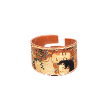 Load image into Gallery viewer, Copper Art Ring  - Gustav Klimt Mother &amp; Child
