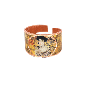 Copper Art Ring  - Gustav Klimt Adele Bloch Bauer - UrbanroseNYC