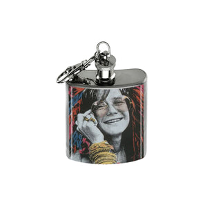 Altered Art Flask - Janis Joplin - 1 oz - UrbanroseNYC