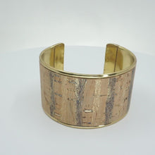 Load and play video in Gallery viewer, Portuguese Cork Cuff Bracelet - Birchwood
