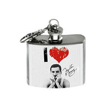 Load image into Gallery viewer, Altered Art Flask - Freddie Mercury - 2 oz - UrbanroseNYC
