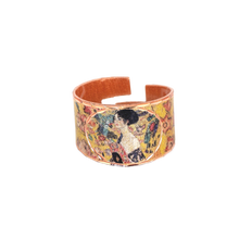 Load image into Gallery viewer, Copper Art Ring  - Gustav Klimt Lady With A Fan
