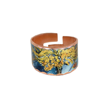 Load image into Gallery viewer, Copper Art Ring - Van Gogh Mulberry Tree
