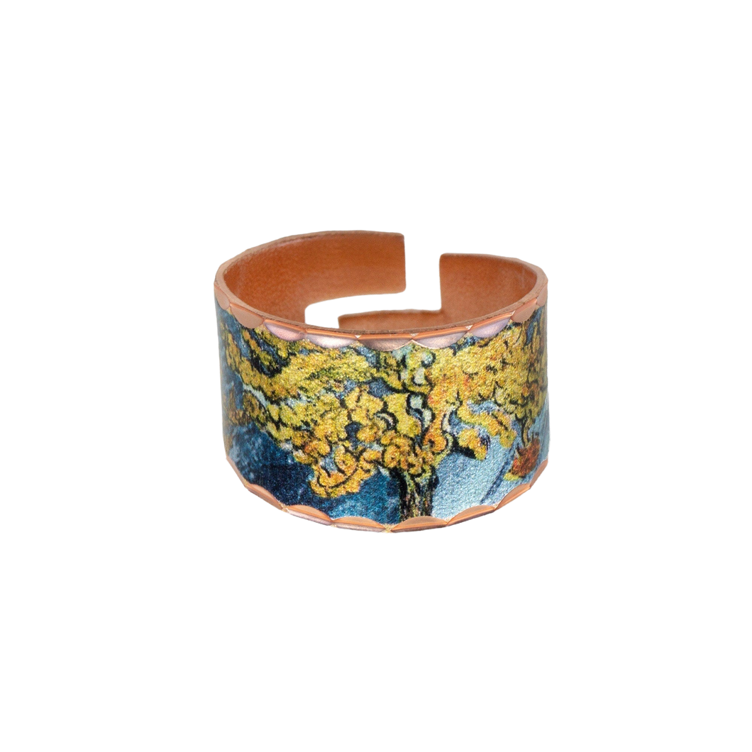 Copper Art Ring - Van Gogh Mulberry Tree