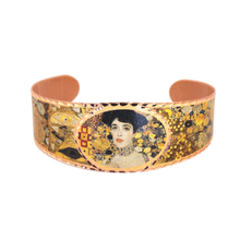 Load image into Gallery viewer, Copper Art Bracelet - Gustav Klimt Adele Bloch Bauer
