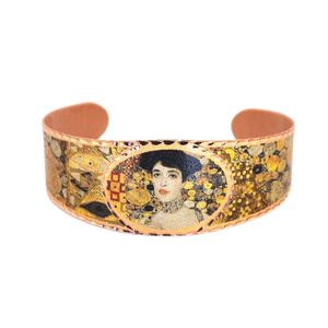 Copper Art Bracelet - Gustav Klimt Adele Bloch Bauer
