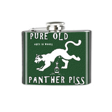 Load image into Gallery viewer, Altered Art Flask - Panther Piss - 4 oz - UrbanroseNYC
