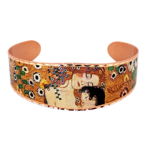 Copper Art Bracelet - Gustav Klimt Mother & Child