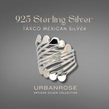 Load image into Gallery viewer, Taxco Sterling Silver Modernist  Ring - Style 2 - UrbanroseNYC
