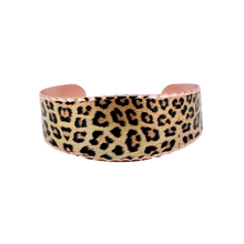 Load image into Gallery viewer, Copper Art Bracelet - Leopard Print
