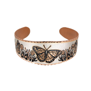 Copper Art Bracelet - Butterfly - UrbanroseNYC