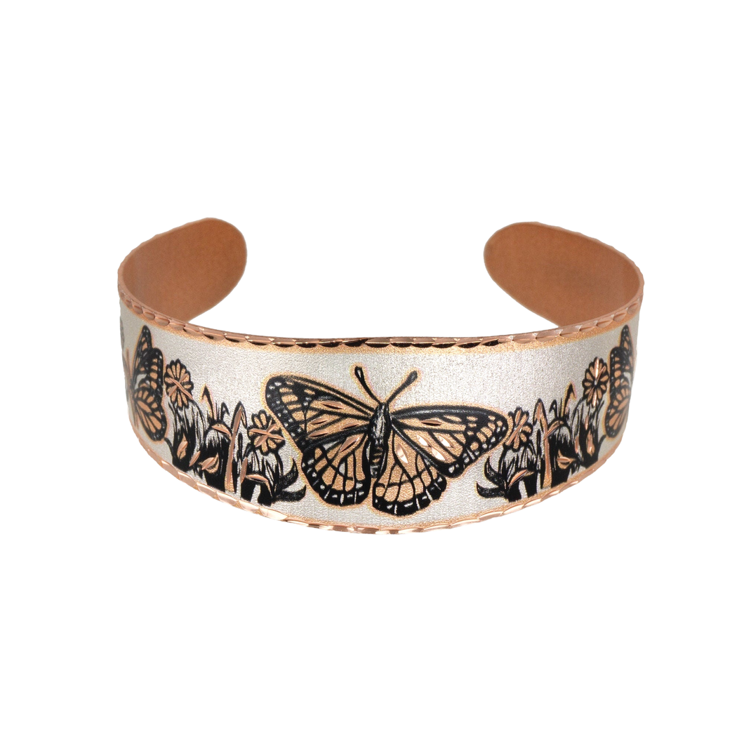 Copper Art Bracelet - Butterfly - UrbanroseNYC