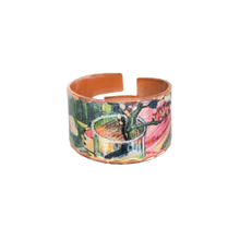 Load image into Gallery viewer, Copper Art Ring - Van Gogh Blossoming Almond Branch
