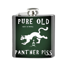 Load image into Gallery viewer, Altered Art Flask - Panther Piss - 6 oz - UrbanroseNYC
