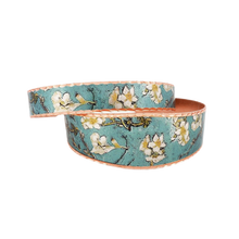 Load image into Gallery viewer, Copper Art Bracelet - Van Gogh Almond Blossoms
