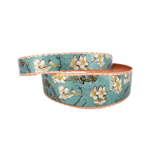 Copper Art Bracelet - Van Gogh Almond Blossoms