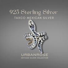 Load image into Gallery viewer, Taxco Sterling Silver Snake Ring - UrbanroseNYC
